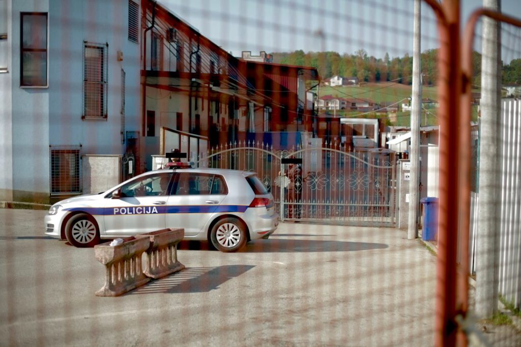Polizeiauto in Bosnien
